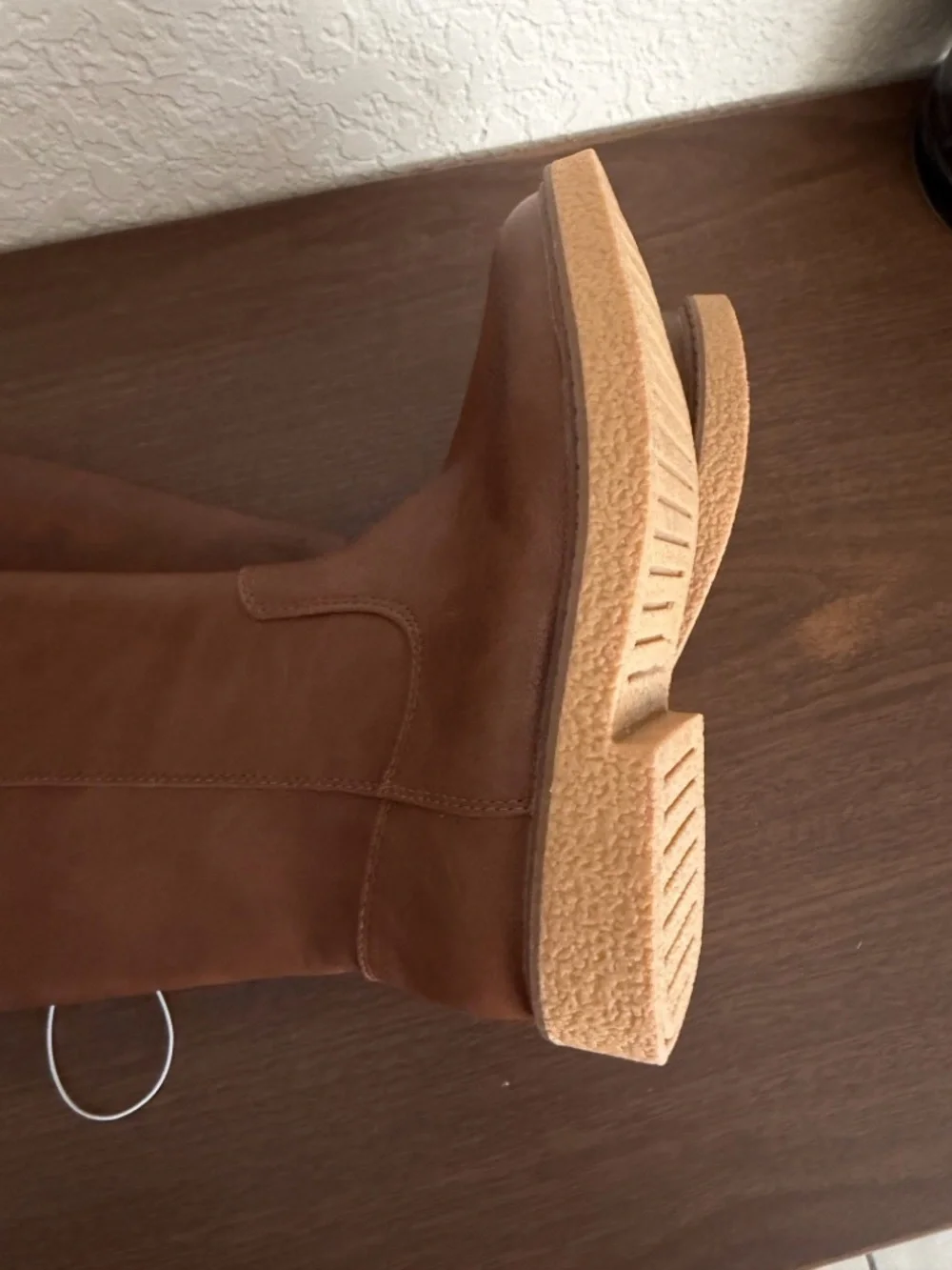 Cat & Jack Girls Alaina Boots Cognac size 1 new western , safari day at school